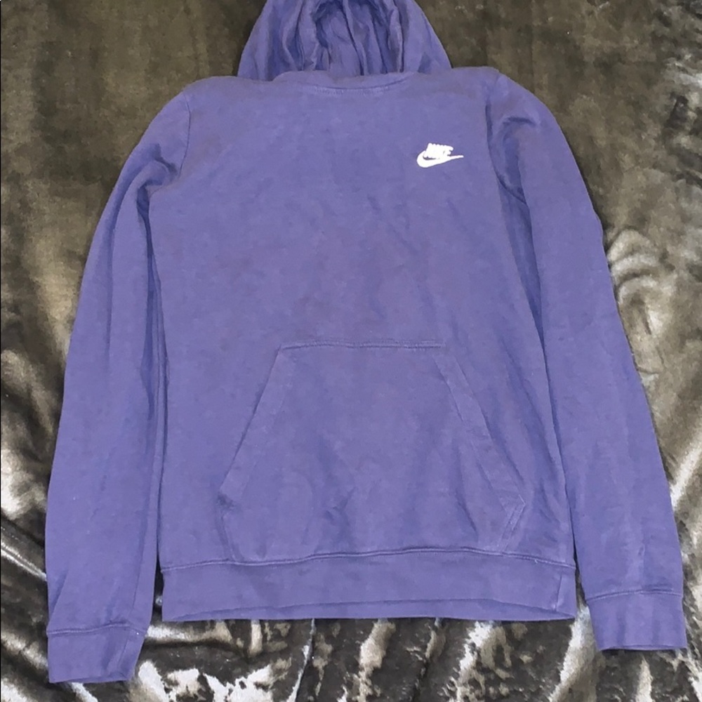 Purple Nike tube neck hoodie